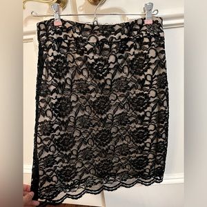 Beautiful black lace skirt
